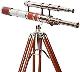 Royal Vintage Moon Arc Telescope with Chrome Finish