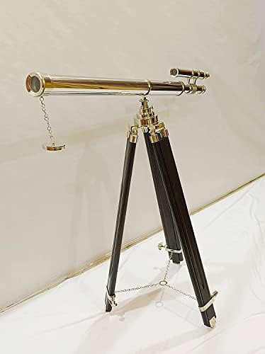 Navirock Marine Navy Decorative Telescope Black Tripod