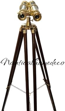 Personalized Brass Binoculars with Adjustable Stand
