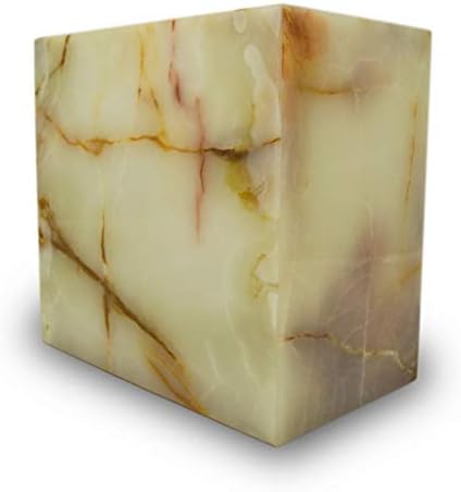 85in Alpine Hand-Carved Marble Cremation Urn for Human Ashes