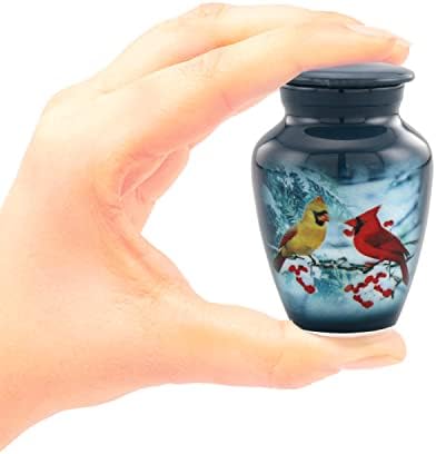 Immortal Memories Mini Cardinal Urn with Velvet Case