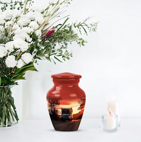 3 Inch Small Cremation Urn - Elegant Burial Urn for Ashes