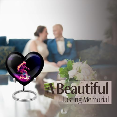 Skateboard Cremation Urn For Human Ashes - 3 Inch