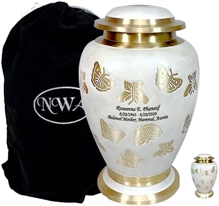 Butterfly Cremation Urn with Personalization