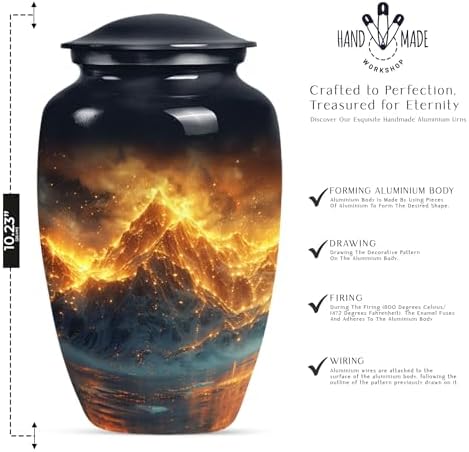 Mountain Urn Decorative Memorial Urn for Ashes