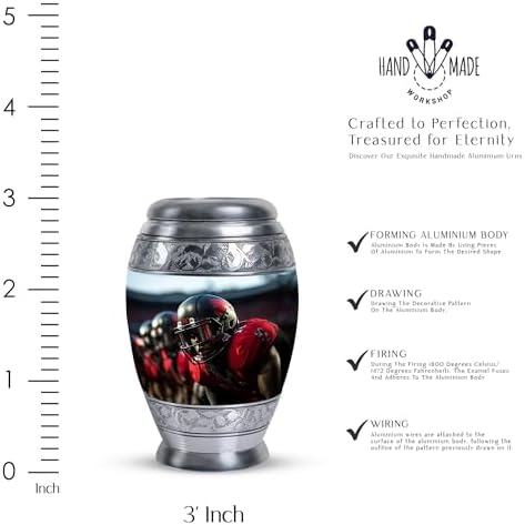 KARYLIZ Football Team Urns For Human Ashes Adult