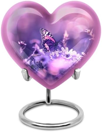 Butterfly Urn for Human Ashes - 3 Inch Handcrafted Memorial Decor