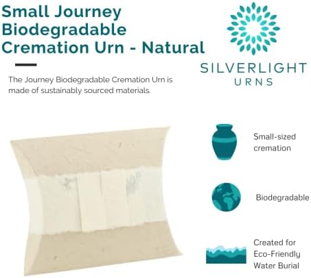 Small Journey Biodegradable Cremation Urn for Ashes