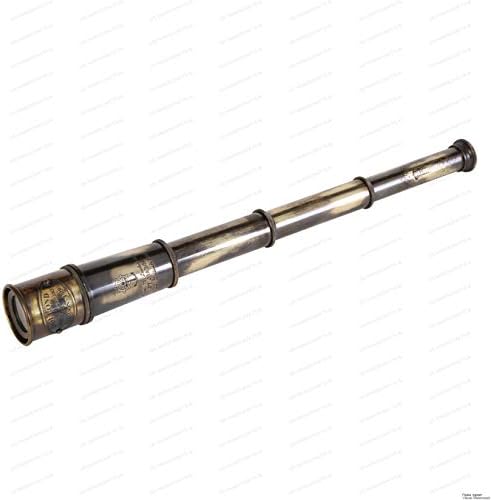 Antique Brass Spyglass - Vintage Pirate Telescope