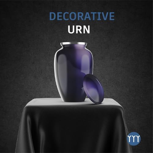 Modern Memorials Purple Cremation Urn - 200 Cubic Inches