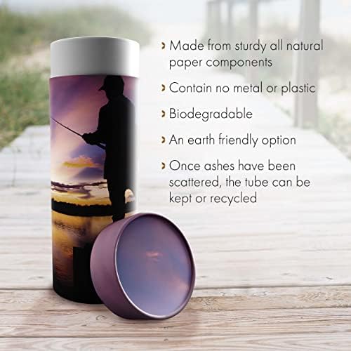 Gone Fishing Scattering Urn for Human Ashes