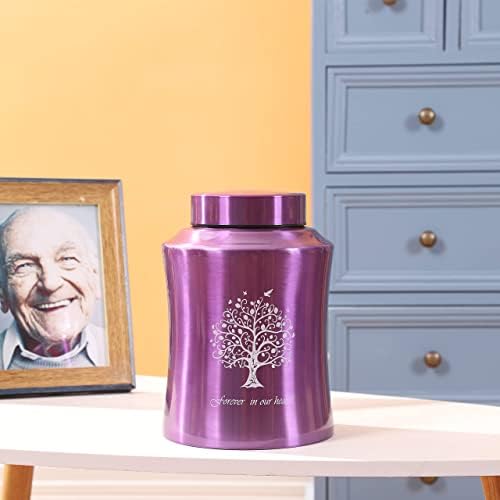 Tree of Life Urns for Human Ashes - Purple Color