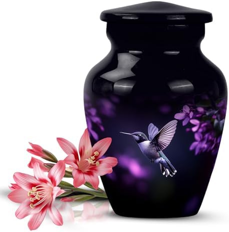 Yatskia 3 Inch Mini Urn for Human Ashes Keepsake