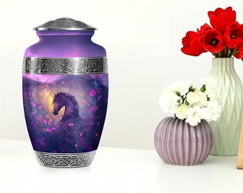 Large Decorative Urn for Human Ashes 10 Inch