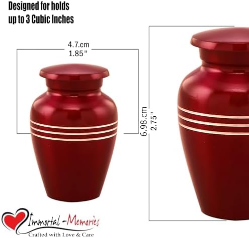 Immortal Memories Serenity Keepsake Urn - Miniature Ashes Urn