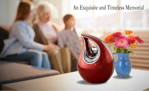 Personalized Teardrop Urn for Human Ashes