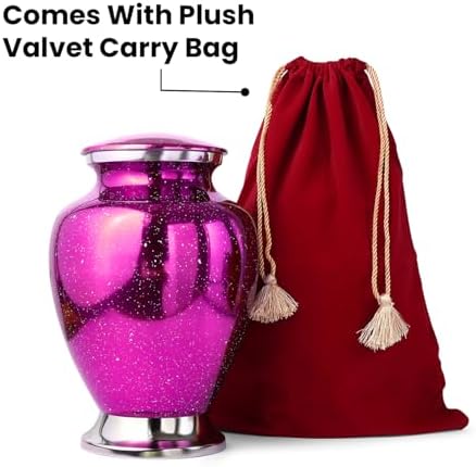 Decorative Cremation Urn with Galaxy Finish