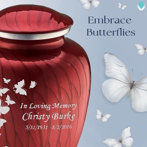 GetUrns Personalized Butterfly Cremation Urn 44 lbs