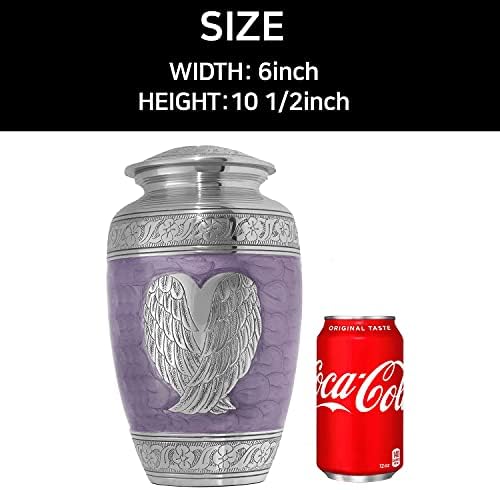 LETUSTO Cremation Urn for Adult Ashes Handcrafted Decorative Urn with Velvet Bag