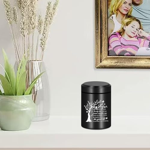 Aluminum Mini Urn for Ashes - Tree of Life Design