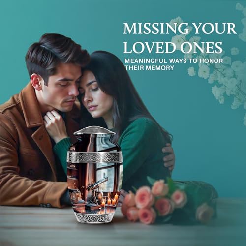 Telescope Decorative Urn for Ashes - 10 Inch