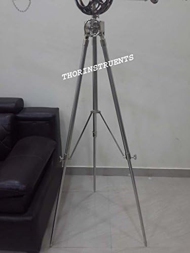 Nautical Brass Telescope With Adjustable Stand