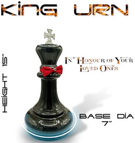 Grand Chess King Keepsake Urn for Human Ashes