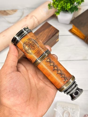 Personalized Engraved Telescope for Husband Nautical Spy Glass with 25X Magnification