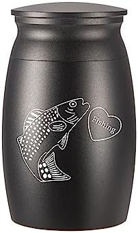 BGAFLOVE Mini Fish Urn for Human Ashes Keepsake