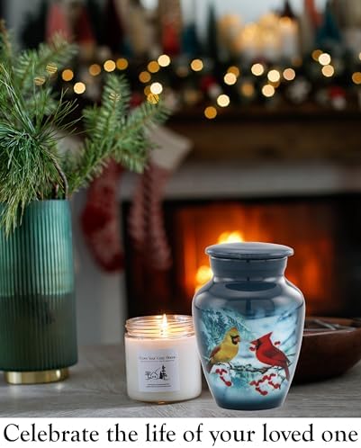 Immortal Memories Mini Cardinal Urn with Velvet Case