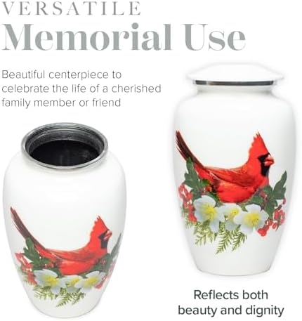 Eternal Harmony Large Cremation Urn with Velvet Bag