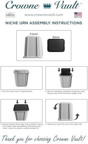 Crowne Vault Castlegard Urn for Adult Ashes