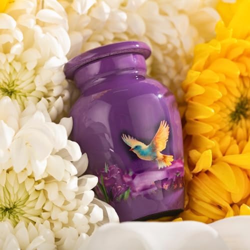 Beautiful Mini Cremation Urn for Ashes - Small Keepsake Memorial Urn