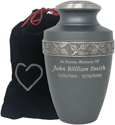 Custom Engraved Revere Rustic Pewter Adult Urn