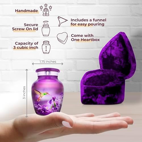 Trupoint Memorials Small Urns for Human Ashes Keepsake