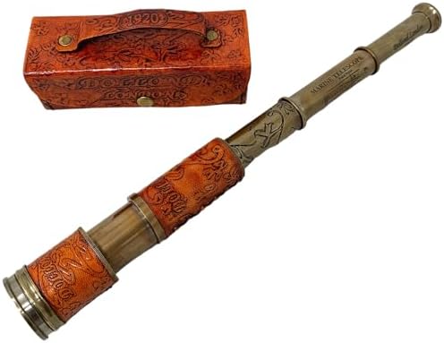 Brass Nautical Telescope Handheld Vintage Decorative Spy Glass