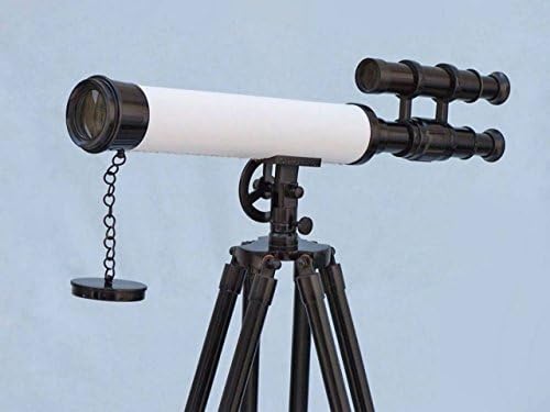 Hampton Nautical ST-0126-BWLB Floor Telescope