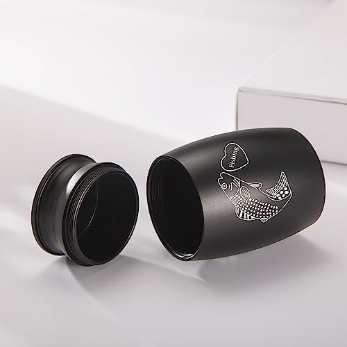 BGAFLOVE Mini Fish Urn for Human Ashes Keepsake