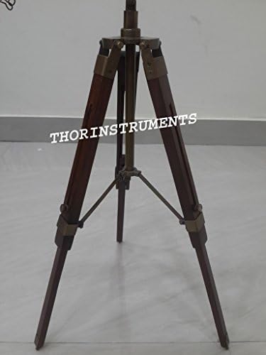 Nautical Antique Brass Telescope Double Barrel Decor