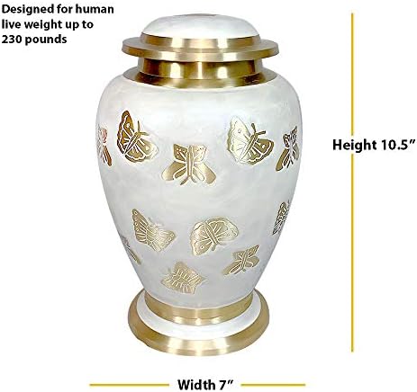 Butterfly Cremation Urn with Personalization