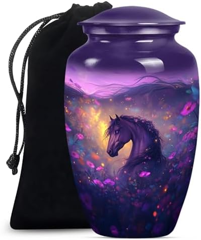 Horse Urn for Human Ashes - 10 Inch Cremation Urn