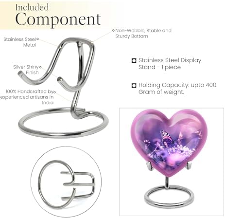 Butterfly Urn for Human Ashes - 3 Inch Handcrafted Memorial Decor