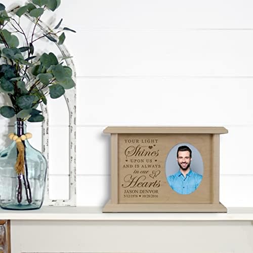 LifeSong Milestones Maple Wood Urn For Ashes