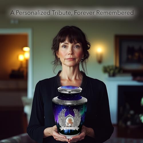 Northern Lights Personalized Cremation Urn for Ashes