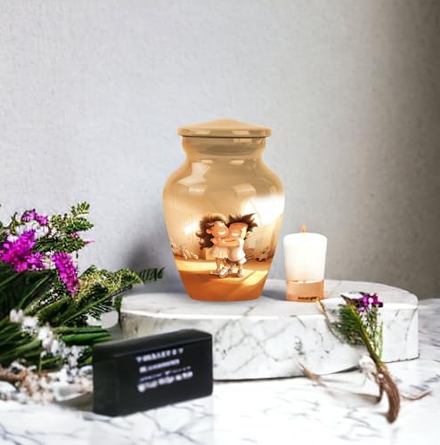 YATHABHISA Adult Urn Set with Velvet Bag