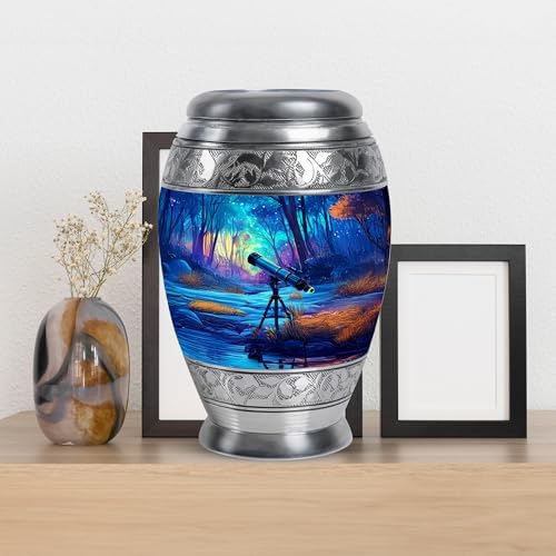 JAGLASH Telescope Memorial Urns for Human Ashes 10 Inch