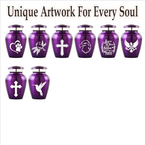 Personalized Engraving Hummingbird Cremation Urn - Decorative Keepsake for Human Ashes