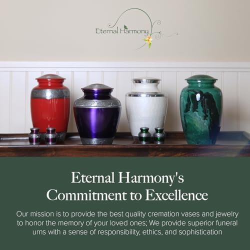 Eternal Harmony Small Keepsake Urn Purple