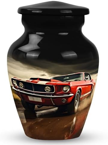 Red Car Small Urns for Ashes - 3 Inch 1 Pc