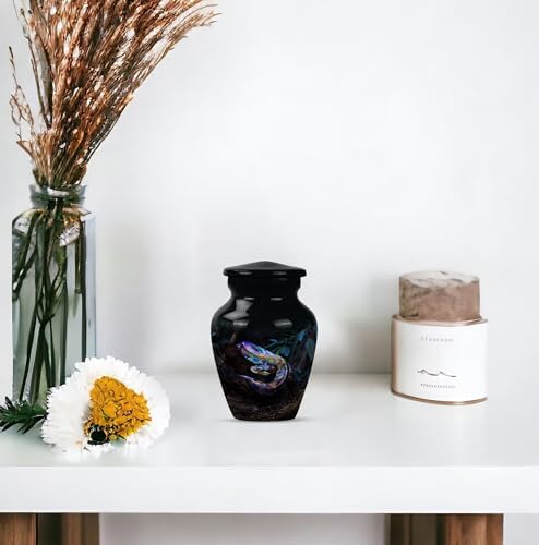 Elegant Snake Design Decorative Urn for Ashes